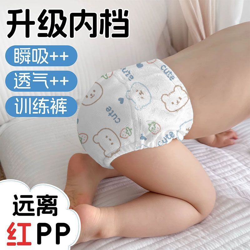 Potty Training Pants For Boys And Girls, Winter Children'S Washable Diaper-Proof Underwear, Baby Potty Training Aid, Breathable - Image 4